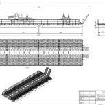 Понтонная платформа - паром, грузоподъемностью 45 тонн., Мурманск